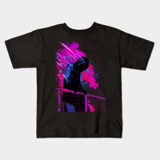 Cyberpunk Boy BLACK Kids T-Shirt